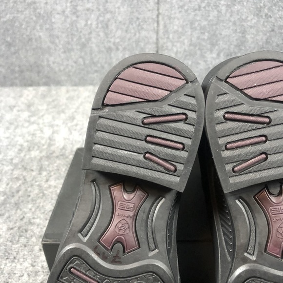 Ariat Insulated Waterproof Boots Womens 7.5 Black Leather Ankle Riding 10016383 - Picture 15 of 16